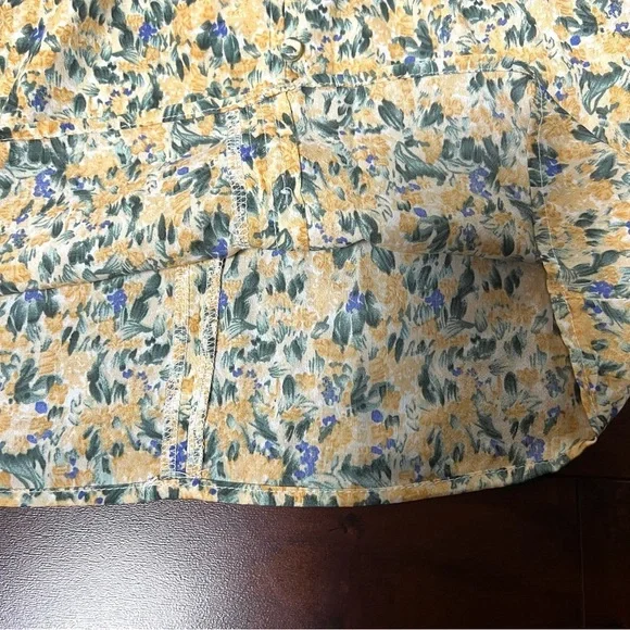 KISS THE SKY Urban Outfitters Floral Bardot Mini Dress Boho Size Small NWT - Picture 9 of 15